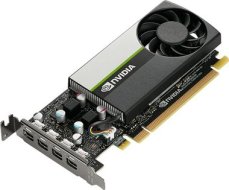 PNY Nvidia Quadro T1000 / Nvidia Quadro T1000 8GB / 8GB GDDR6 / PCIe x16 3.0 / 4X mini DP / 50W (VCNT1000-8GB-PB)