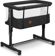 LIONELO Postýlka Aurora 3v1 Grey Graphite (LLOZAUROGYGHEXXXXXXX)