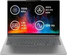 Lenovo IdeaPad Pro 5 16AKP10 sivá / 16" 2.8K / AMD RYZEN AI 7 350 / 32GB / 1TB SSD / RTX 5050 8GB / Bez OS (83JN001ECK)