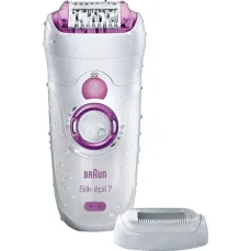 Braun Silk-épil 7-521 GS biela / epilátor + hodinky / 2 rýchlosti / vodeodolný / 50 min prevádzky (7-521-B)
