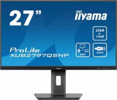 27" IIYAMA ProLite XUB2797QSNP-B1 černá / IPS / 2560x1440 / 16:9 / 1ms / 1300:1 / 250cd / repro / HDMI / DP / USB-C (XUB2797QSNP-B1)