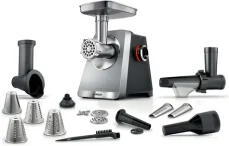 BOSCH MFWS860M Serie 8 MultiPower strieborná / Mäsomlynček / 2500W / rýchlosť mletia 4,5 kg-min / veľkosť 8 (100002204562)