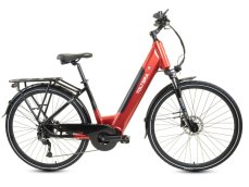 Voltera Travel (červená/černá) 2025 Průměr kol: 28" (700C), Velikost rámu: UNI, Výška jezdce: 158 - 182 cm: SKLADEM