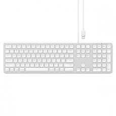 Satechi Aluminum Wired Keyboard for Mac - US - Silver (ST-AMWKS)