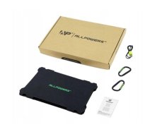 Allpowers Solární Přenosná Nabíječka (rozkládací panel) Allpowers, 21W - černá