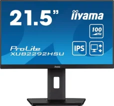 21.5" IIYAMA ProLite XUB2292HSU-B6 čierna / IPS / 1920x1080 / 16:9 / 0.4ms / 1000:1 / 250cd / repro / HDMI / DP (XUB2292HSU-B6)