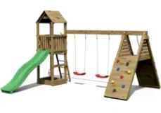 Dětské hřiště Marimex Play 018 Akát + zelená skluzavka