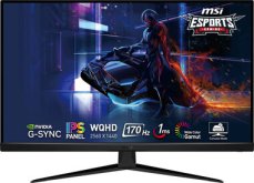 31.5" MSI G321Q černá / 2560 x 1440 / IPS / 16:9 / 1ms / 1200:1 / 300cd-m2 / HDMI + DP / VESA (G321Q)