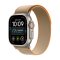 Apple Watch Ultra 4 GPS + Cellular 49mm Natural Titanium Case with Sand Trail Loop - S/M