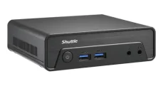 Shuttle XPC nano NE1010BA čierna / Mini PC / Intel N100 / 8GB DDR4 / 128GB SSD / Wi-Fi 6 / W11 Pro (NE1010BA)