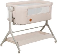 LIONELO Postýlka Leonie Plus 3v1 Beige Sand (LLOZLEONPLUBEXXXXXXX)