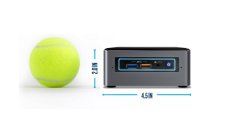 Intel NUC Kit NUC7i5BNH / Intel Core i5-7260U 2.20 GHz / 8 GB RAM / 256 GB SSD / Intel Iris Plus Graphics 640