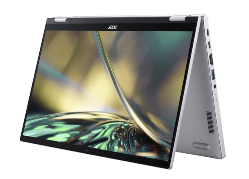 Notebook Acer Spin 3 (SP314-55N) 14 palců / Intel Core i5-1235U 1.30 GHz / 16 GB / 512 GB NVMe SSD / Stříbrná