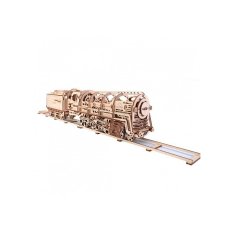 Ugears 3D mechanické puzzle Parní lokomotiva s vagónem 443 ks