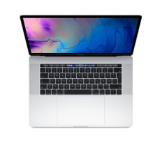Apple MacBook Pro 15" Touch Bar (2019) Silver 15,4 palců / Intel Core i7-8750H 2.20 GHz / 16 GB / 256 GB NVMe SSD / Stříbrná