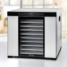 Rommelsbacher DA 1050 nerez/čierna / Sušička / 1100W / 35 ° C - 75 ° C / 10x 39,4 x 38 cm (DA 1050)