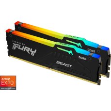 Kingston FURY Beast RGB DDR5 32GB 6000MT/s CL36 DIMM (2x16GB) EXPO/XMP