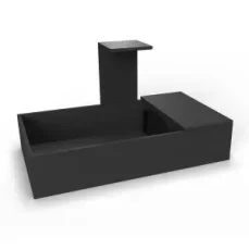 HabiStat Tortoise Table čierny (FP-HTTB)