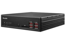 Shuttle XPC slim DH32U5 čierna / Intel Core i5-1135G7 2.4GHz / 2xDDR4 / 1xSATA / 2x M.2 / 2xLAN / Bez OS (DH32U5)