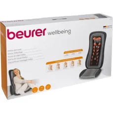 BEURER MG 315 Shiatsu Masážny poťah sedačky šedá / 3 programy (4052095640636)
