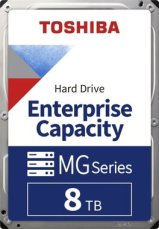 Toshiba Enterprise Capacity MG10 8TB 512e / HDD / 3.5" / SATA 6Gbits / 512MB cache / CMR / 7 200 rpm / Interní / 5y (MG10ADA800E)