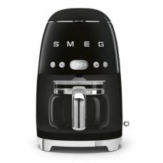 SMEG 50#39;s Retro Style čierna / Kávovar na prekvapkávanú kávu / 1050 W / 1.4 l / až 4 šálky (DCF02BLEU)