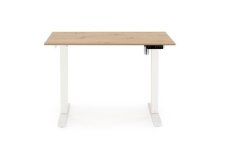 Halmar B53 s funkcí nastavení výšky, dub zlatá / bílá (1p=1szt)