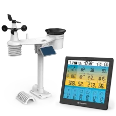 Bresser Weather Center 7-in-1 solar / Meteostanice / měření teploty a vlhkosti / Wi-Fi (7003220)