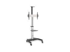 CONNECT IT Wheelie II pojízdný stojan na obrazovky 37"–75" – stříbrná