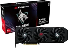 PowerColor Radeon RX 9060 XT Hellhound OC 16GB / 3310MHz / 16GB GDDR6 / 1x HDMI + 2x DP / 550W (8) (RX9060XT 16G-L/OC)