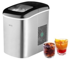 ECG ICM 1253 Iceman stříbrná / Výrobník ledu / 120 W / 2 L / 11.8 kg za den (26289112)