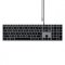 Satechi Slim X3 USB-C BACKLIT Wired Keyboard - US - Space Grey