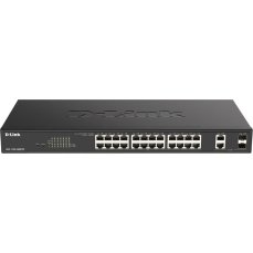 D-Link DGS-1100-26MPV2 26-portový PoE+ Gigabit Smart Managed Switch