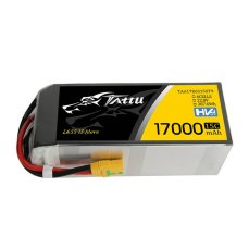 Tattu 17000mAh 22.8V 15C 6S1P Lipo Battery with XT90-S(anti-spark) Plug (IN-TAA17K6S15XT9)