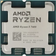 AMD Ryzen 5 7600 @ 3.8GHz - TRAY / Turbo 5.1GHz / 6C12T / L2 6MB L3 32MB / AM5 / Zen 4 / 65W (100-000001015)