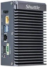 Shuttle Barebone Edge SPCEL03 čierna / Mini-PC / Intel Atom x6413E / SO-DIMM DDR4 / M.2 / 2x LAN / Bez OS (SPCEL03)