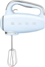 SMEG HMF01PBEU modrá / Ručný mixér / 250W / 9 rýchlostí / turbo / šľahacie amp; hnetacie nástavce (HMF01PBEU)