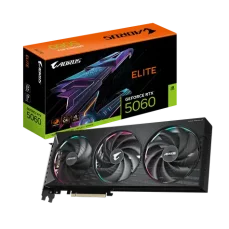 GIGABYTE GeForce RTX 5060 AORUS ELITE 8GB / 2722MHz / 8GB GDDR7 / 128-bit / 1x HDMI + 3x DP / 500W (8) (GV-N5060AORUS E-8GD)
