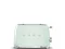 SMEG 50's Retro Style zelená / Topinkovač / 950 W / 2 sloty / 2 topinky / 6 stupňů opečení (TSF01PGEU)