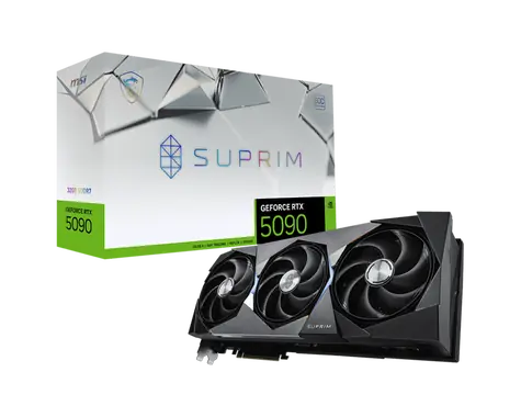 MSI GeForce RTX 5090 SUPRIM SOC 32GB / 2580 MHz / 32GB GDDR7 / 512-bit / 1x HDMI + 3x DP / 1000W (16) (RTX 5090 32G SUPRIM SOC)