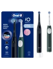 Oral-B iO Series 2 Duo Night Black-Forest Green / Elektrická zubná kefka / 2 ks (iO2 Duo)