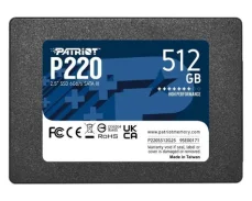 Patriot P220 512GB / SSD / 2.5 / IOPS: 40K 50K / SATA III (P220S512G25)