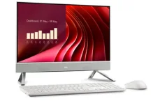 DELL 24 All-in-One EC24250 biela / All-in-One počítač / 23,8" FHD dotykový / Intel Core 7-150U / 16GB DDR5 / 1TB SSD (EC24250_RPLU-R_002S)
