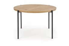 Halmar MORGAN  kulatý dub zlatá / černá (1p=1szt)