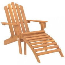 Zahradní křeslo ADIRONDACK s podnožkou 2 ks Dekorhome