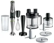 Braun MultiQuick 9 MQ 9187XLI strieborná / Tyčový mixér / 1200 W / 3 rýchlosti (MQ 9187XLI)