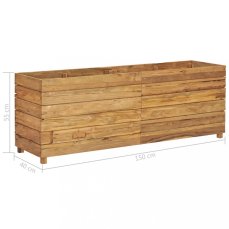 Zahradní truhlík teakové dřevo Dekorhome
