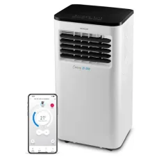 SENCOR SAC MT1048C bílá / mobilní klimatizace / 1050W / 10000 BTU / chlazení / odvlhčování / ventilátor / smart WiFi (8590669386451)