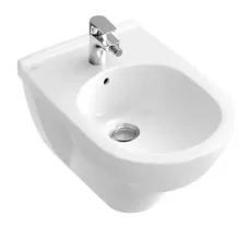 Villeroy  Boch O.novo - Závěsný bidet 360x560 mm, 1 otvor pro baterii, alpská bílá (54600001)