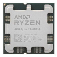 AMD Ryzen 5 7600X3D 4.1GHz - TRAY / Turbo 4.7GHz / 6C12T / L2 6MB / L3 96MB / AM5 / Zen4 / 65W (100-100001721)